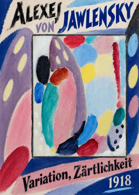 Alexej von Jawlensky Variation, Zärtlichkeit No4 - Póster