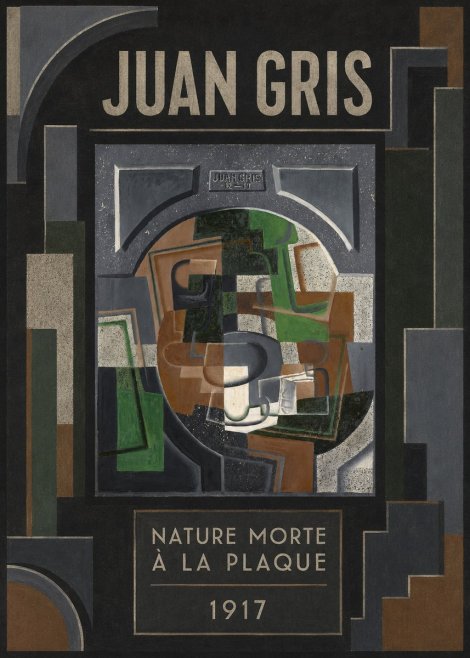 Juan Gris Nature Morte À La Plaque No4 - Póster