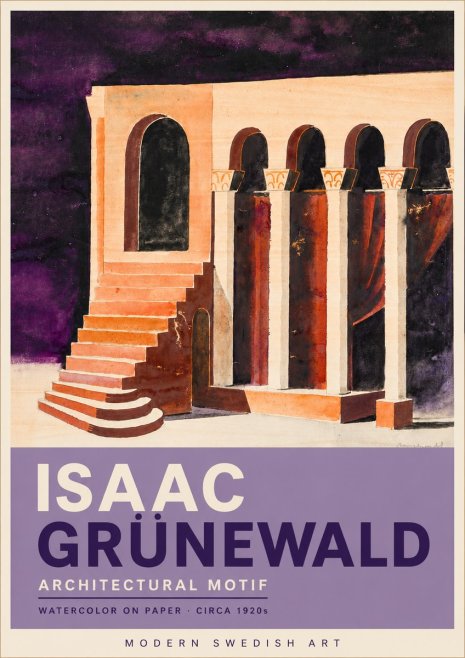 Isaac Grünewald Architectural Motif I No6 - Póster