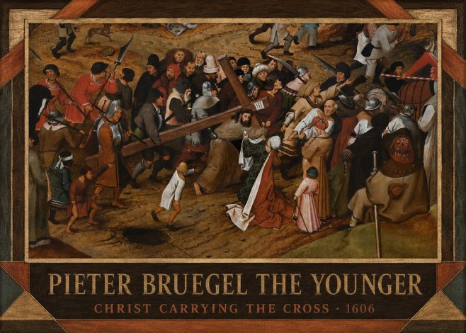 Pieter Bruegel Christ Carrying the Cross II No3 - Póster