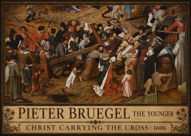 Pieter Bruegel Christ Carrying the Cross II No4 - Póster