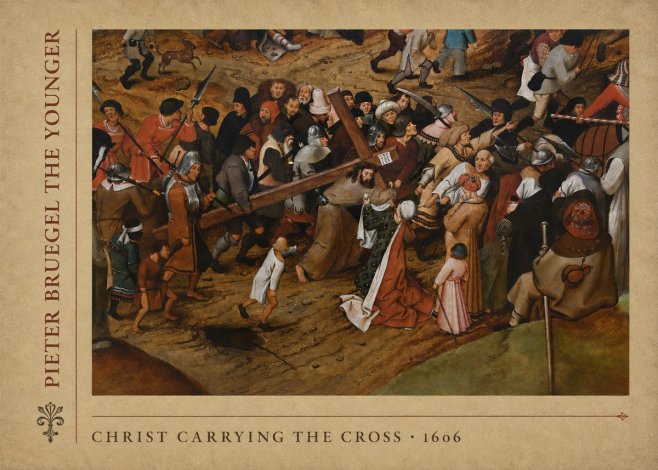 Pieter Bruegel Christ Carrying the Cross II No5 - Póster