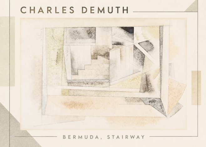 Charles Demuth Bermuda, Stairway No1 - Póster