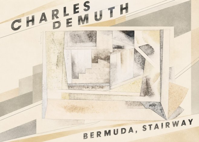 Charles Demuth Bermuda, Stairway No3 - Póster