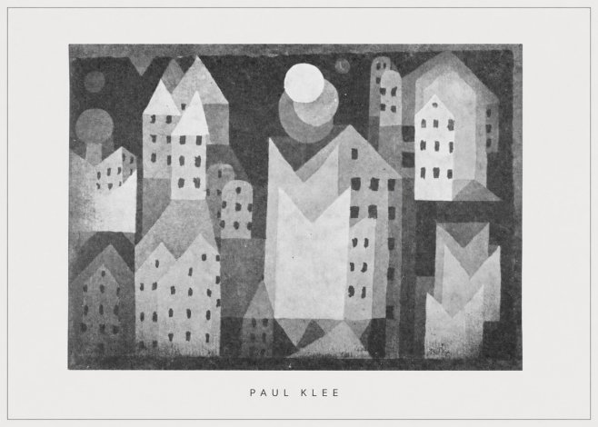 Paul Klee City of Churches No5 - Póster