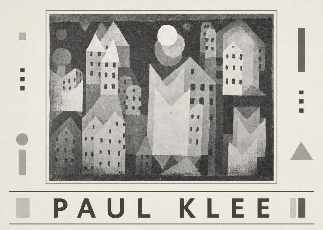 Paul Klee City of Churches No6 - Póster