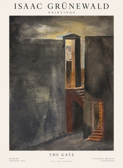 Isaac Grünewald Architectural Fantasy No2 - Póster
