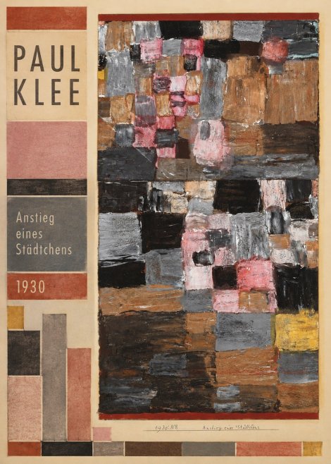 Paul Klee Anstieg Eines Städtchens No3 - Póster