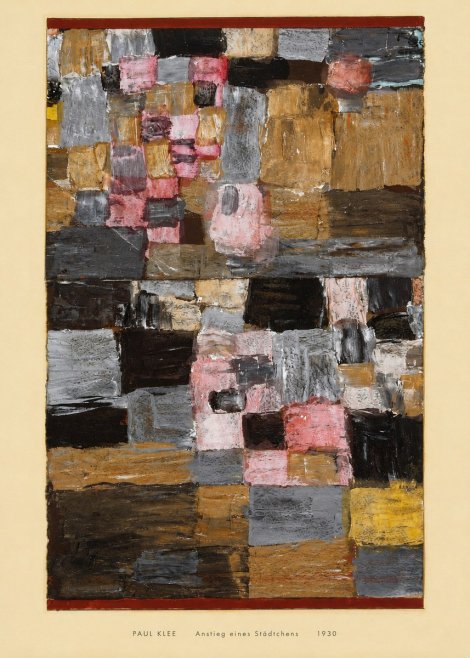 Paul Klee Anstieg Eines Städtchens No6 - Póster