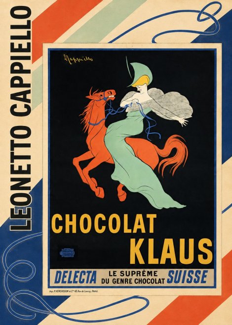 Leonetto Cappiello Chocolat Klaus II No2 - Póster