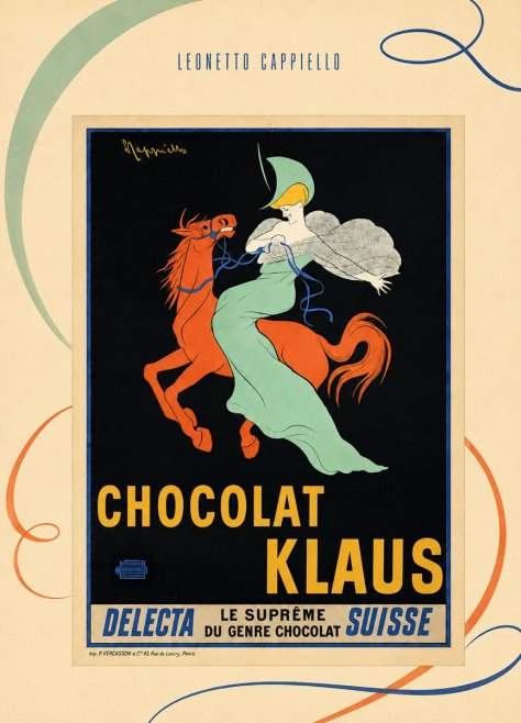 Leonetto Cappiello Chocolat Klaus II No6 - Póster