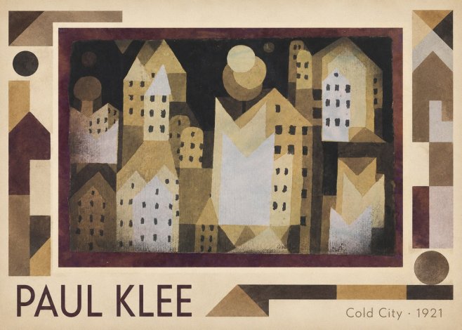 Paul Klee Cold City No1 - Póster