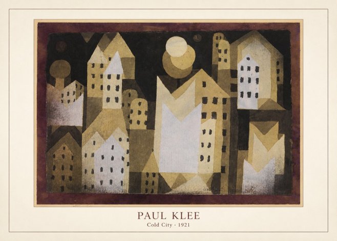 Paul Klee Cold City No4 - Póster