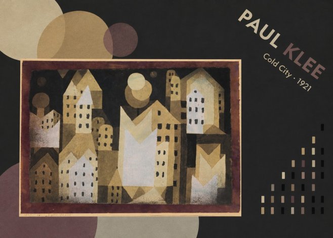 Paul Klee Cold City No5 - Póster