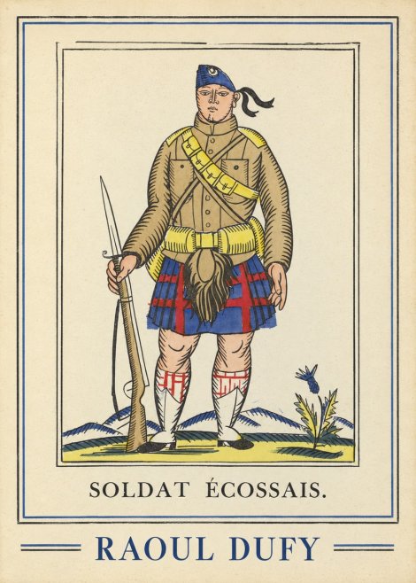Raoul Dufy Soldat Écossais. No1 - Póster