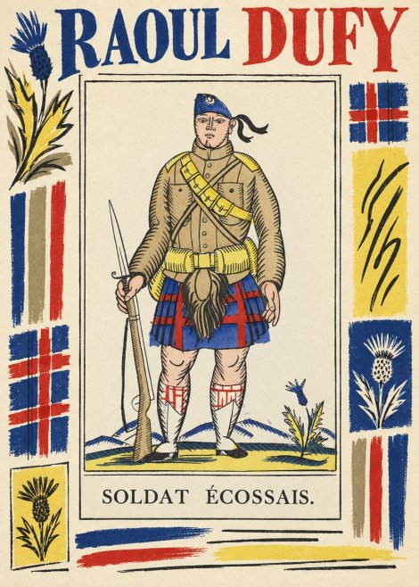 Raoul Dufy Soldat Écossais. No5 - Póster