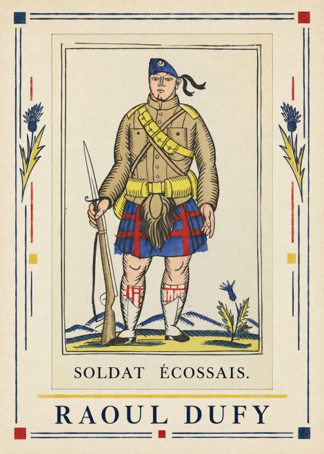 Raoul Dufy Soldat Écossais. No6 - Póster
