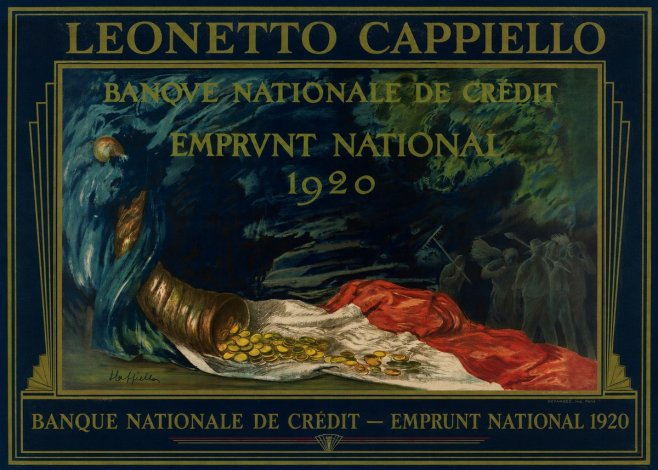 Leonetto Cappiello Banque Nationale De Crédit - Emprunt National 1920 No1 - Póster