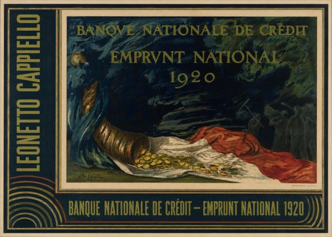 Leonetto Cappiello Banque Nationale De Crédit - Emprunt National 1920 No4 - Póster