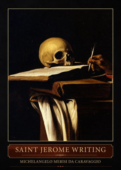 Michelangelo Merisi da Caravaggio Saint Jerome Writing III No2 - Póster