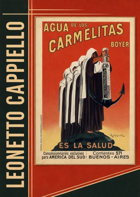 Leonetto Cappiello Agua De Los Carmelitas Boyer No2 - Póster
