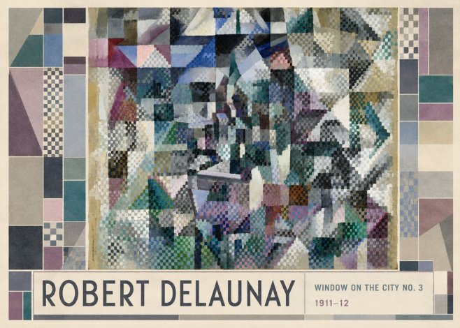 Robert Delaunay Window on the City No. 3 No1 - Póster