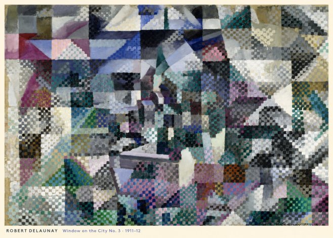 Robert Delaunay Window on the City No. 3 No5 - Póster