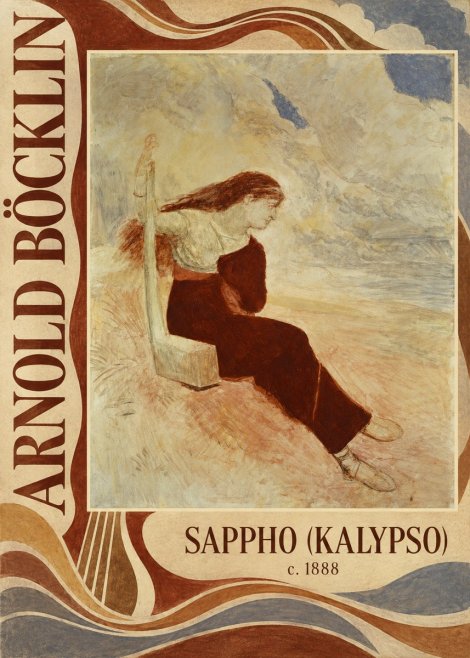 Arnold Böcklin Sappho (Kalypso) No5 - Póster