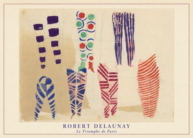 Robert Delaunay Le Triomphe De Paris IV No3 - Póster