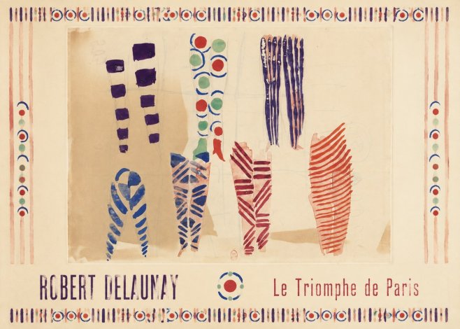 Robert Delaunay Le Triomphe De Paris IV No4 - Póster