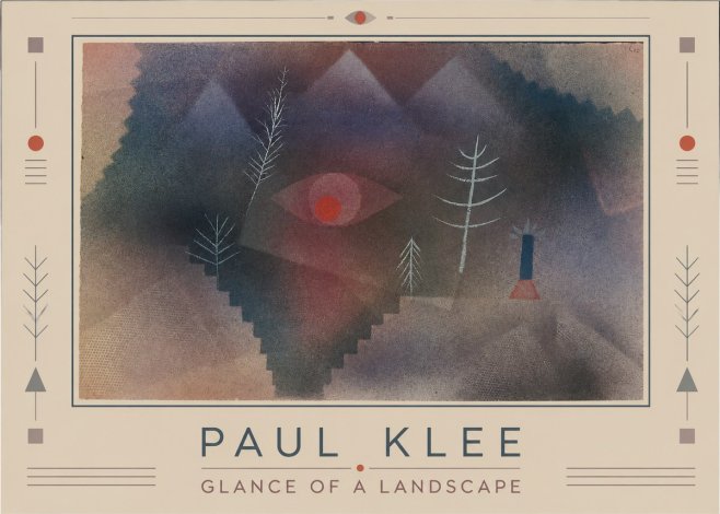 Paul Klee Glance of a Landscape No1 - Póster