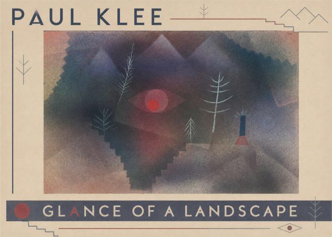 Paul Klee Glance of a Landscape No3 - Póster