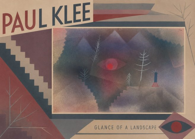 Paul Klee Glance of a Landscape No5 - Póster