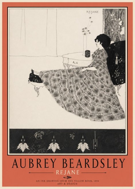 Aubrey Beardsley Rejane II No4 - Póster