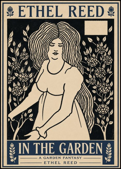 Ethel Reed In the Garden No6 - Póster