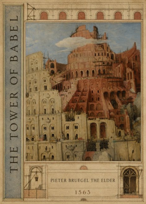 Pieter Bruegel The Tower of Babel XIII No3 - Póster