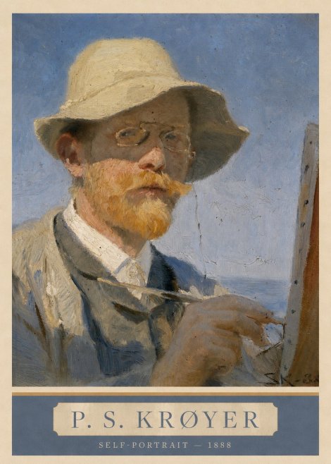 P.S. Krøyer Self-portrait III No3 - Póster