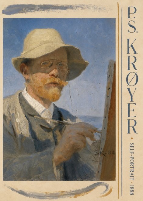 P.S. Krøyer Self-portrait III No4 - Póster