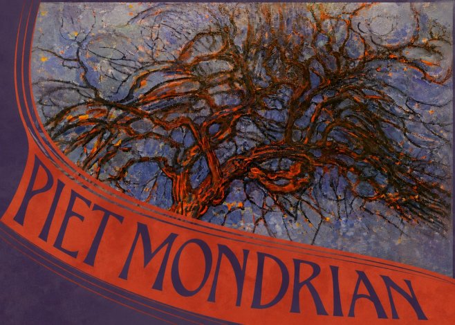 Piet Mondrian The Red Tree No5 - Póster