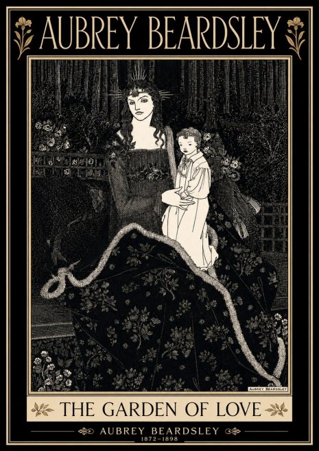 Aubrey Beardsley The Garden of Love No4 - Póster