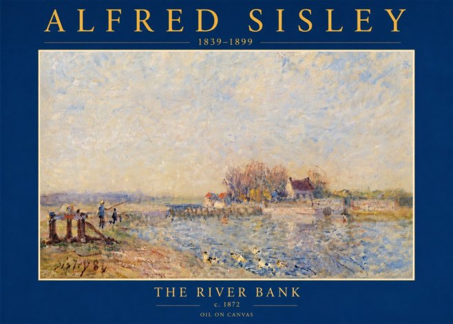 Sisley The River Bank I No5 - Póster