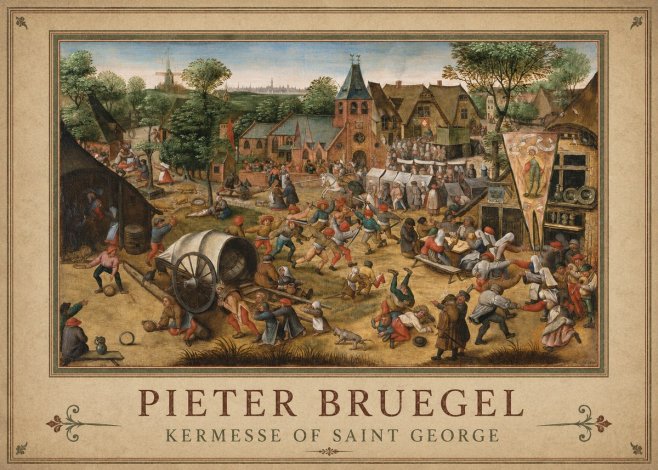 Pieter Bruegel Kermesse of Saint George No1 - Póster