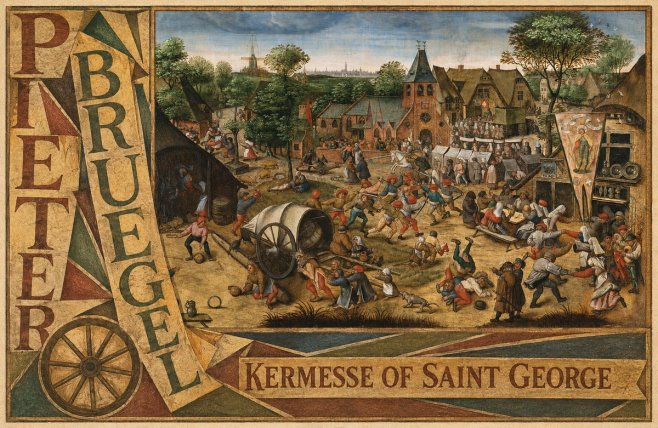 Pieter Bruegel Kermesse of Saint George No5 - Póster