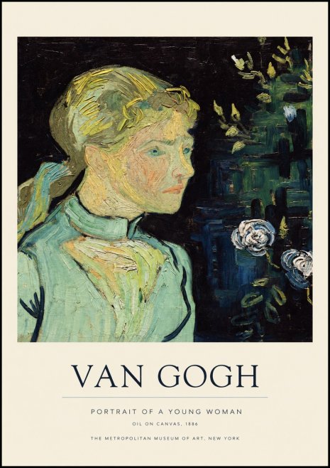 Van Gogh Portrait of a Young Woman No1 - Póster