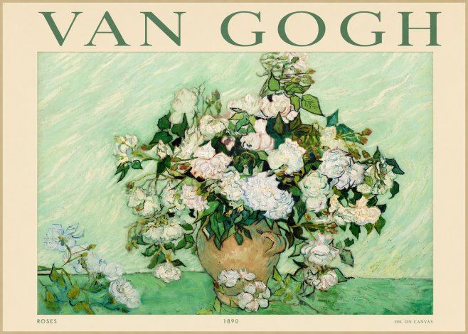 Van Gogh Roses II No2 - Póster