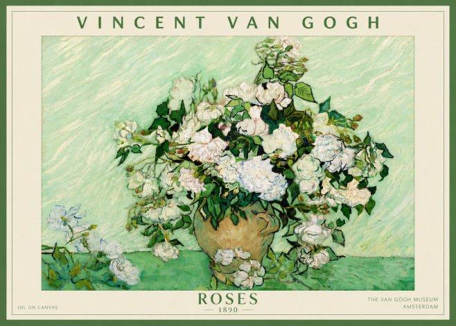 Van Gogh Roses II No5 - Póster