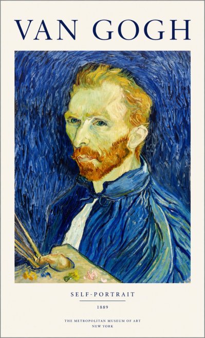 Van Gogh Self-portrait I No1 - Póster