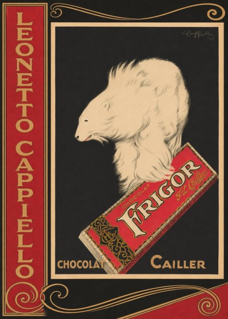 Leonetto Cappiello Chocolat Frigor No2 - Póster