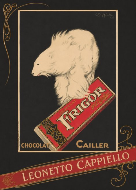 Leonetto Cappiello Chocolat Frigor No4 - Póster