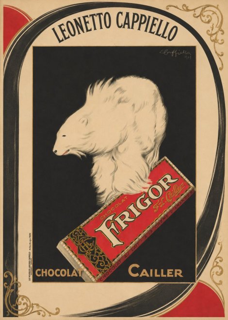 Leonetto Cappiello Chocolat Frigor No5 - Póster